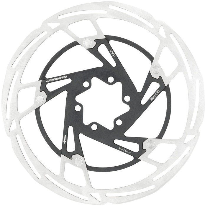 

Тормозной диск Jagwire Pro LR2 180mm Disc Brake Rotor 6-Bolt (DCR060), Серебристый