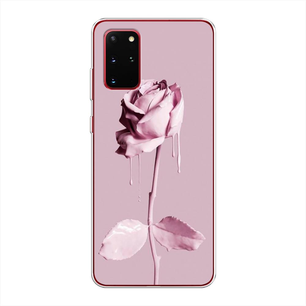 

Чехол Awog на Samsung Galaxy S20 + "Роза в краске", Белый;розовый, 29350-8