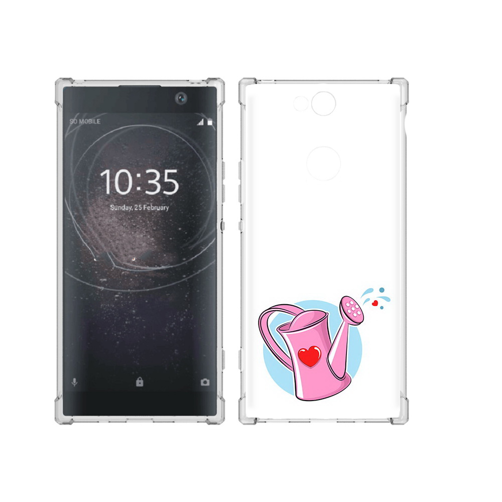 

Чехол MyPads Tocco для Sony Xperia XA2 Plus Лейка любви 14 февраля, Прозрачный, Tocco