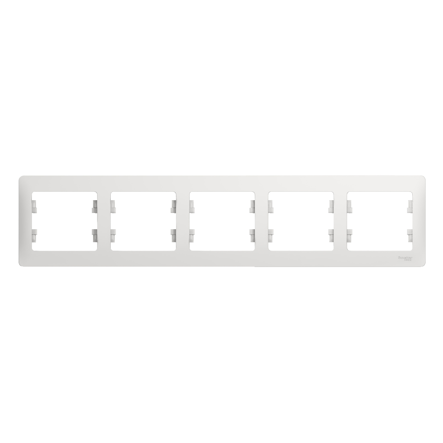 

Рамка горизонтальная Schneider Electric Glossa GSL000105 5-местная, белая, Белый, Systeme Electric-1