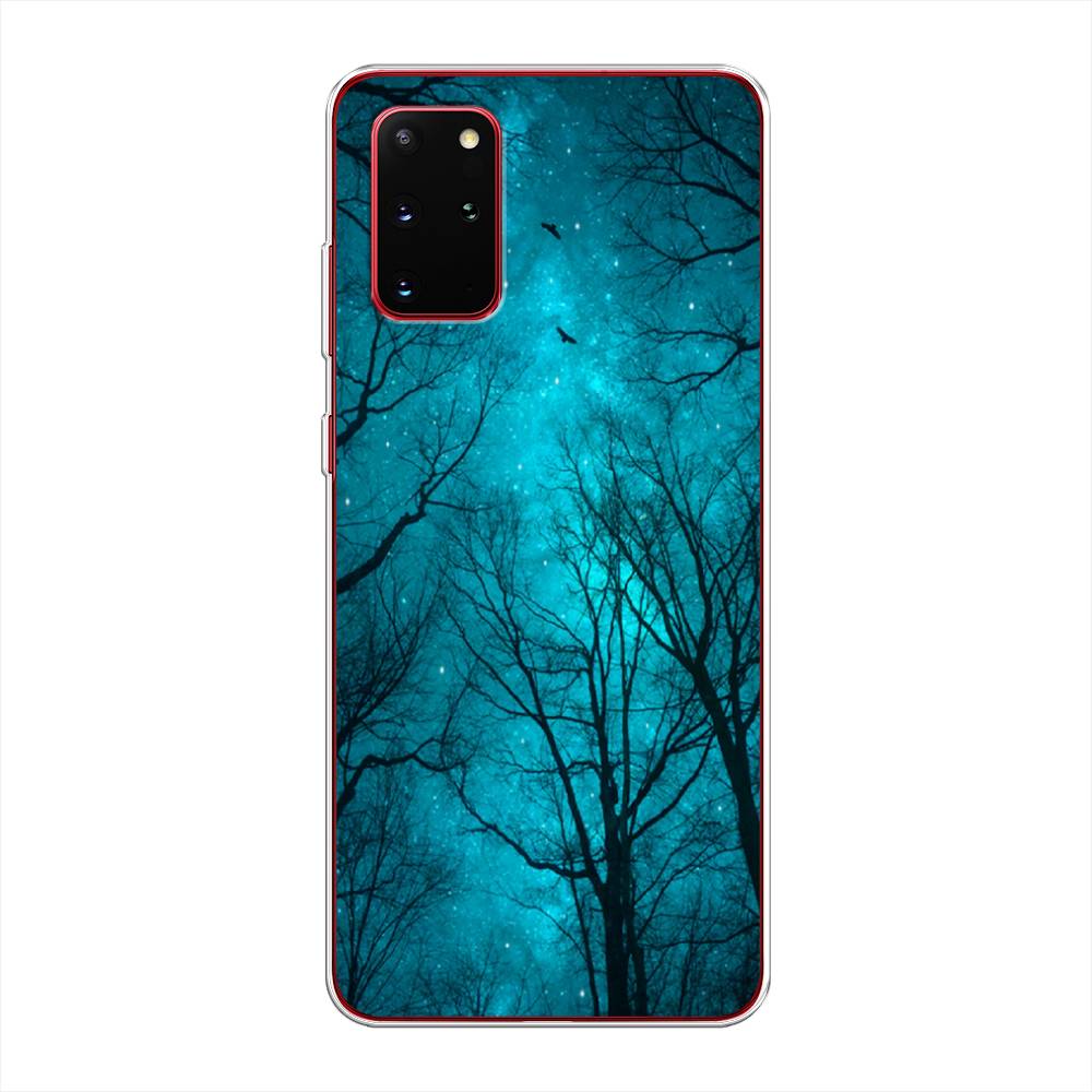 

Чехол Awog на Samsung Galaxy S20 + "Сказочный лес", Черный;голубой, 29350-4