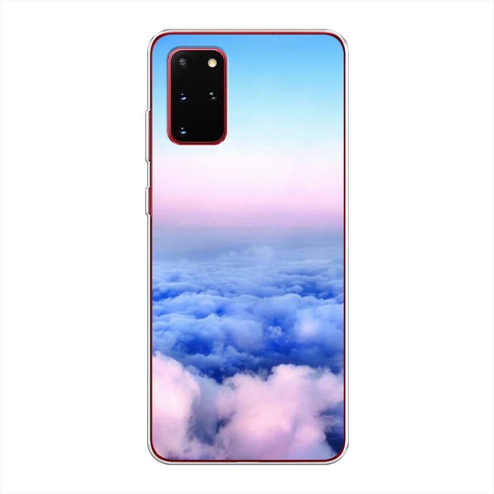 

Чехол Awog на Samsung Galaxy S20 + "Облака", Голубой;розовый, 29350-4