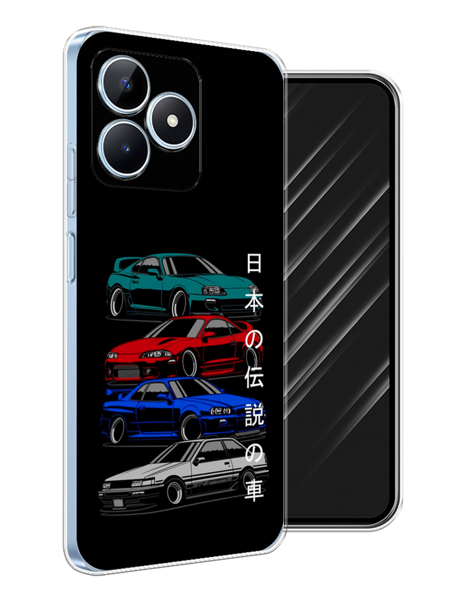 

Чехол Awog на Realme C60 "JDM Legend cars", Зеленый;красный;синий, 2516550-1