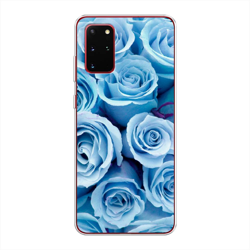 

Чехол Awog на Samsung Galaxy S20 + "Лазурные розы", Голубой, 29350-8