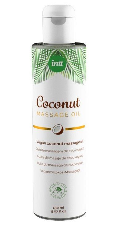 фото Массажное масло vegan coconut 150 мл intt