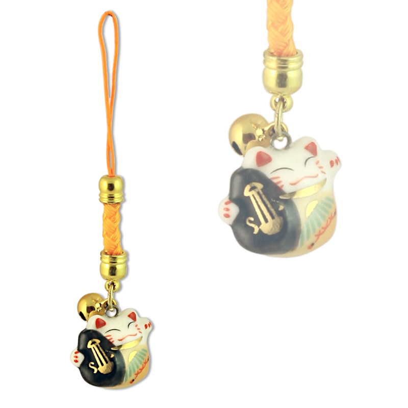 Манеки-Неко брелок подвеска Удача в Творчестве! KSVA-YC-11146-D