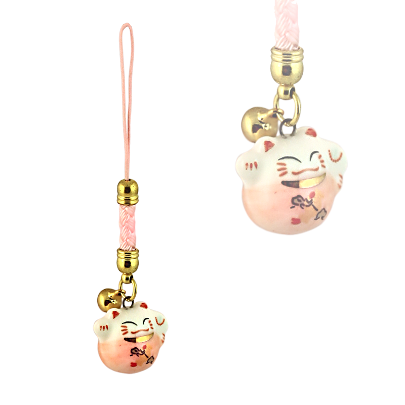 Манеки-Неко Брелок подвеска Защита от зла, Много Клиентов! KSVA-YC-10781-D