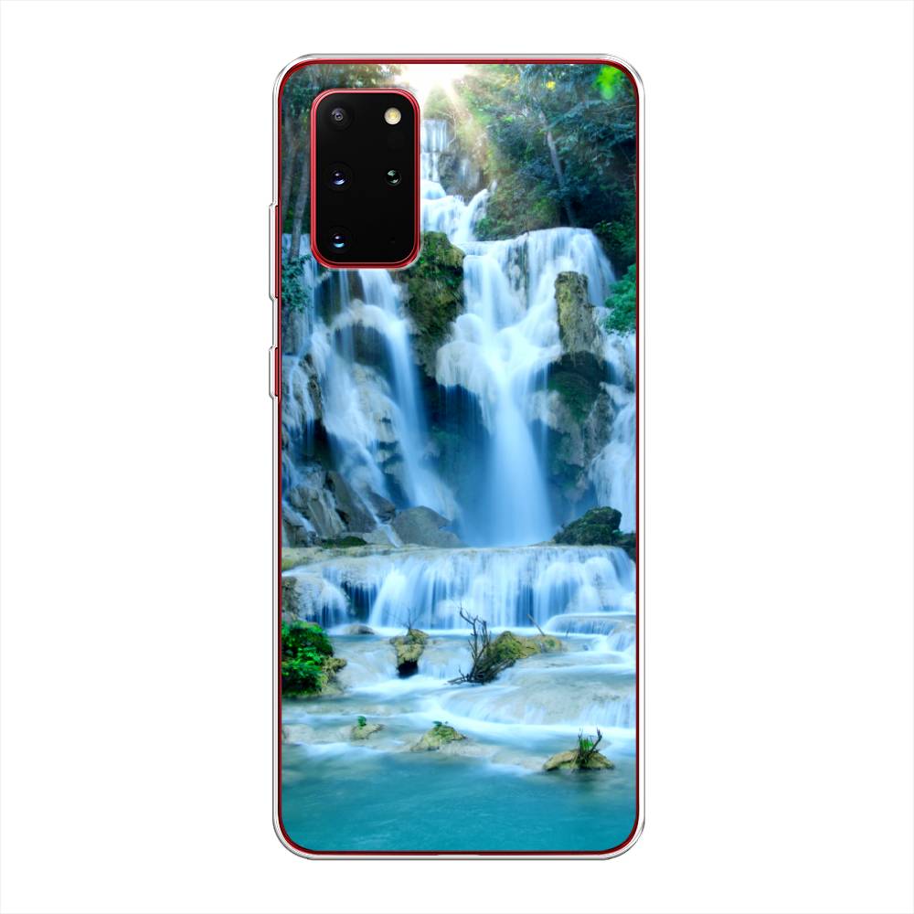 

Чехол Awog на Samsung Galaxy S20 + "Водопад 8", Голубой;зеленый, 29350-4