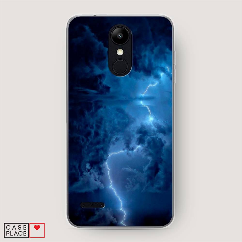 

Чехол Awog на LG K9 (K8 2018) "Молния", Синий, 83750-4