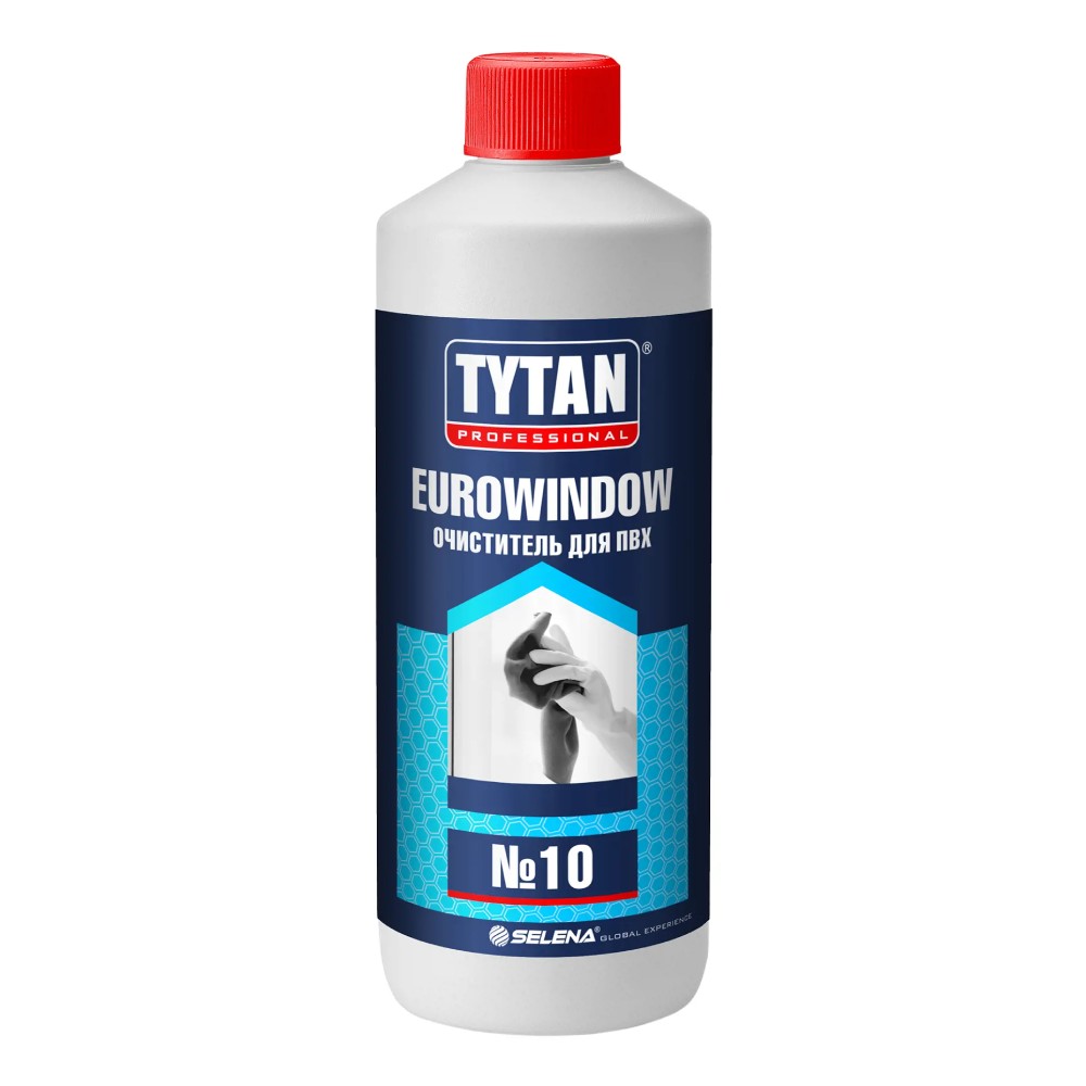 Очиститель для ПВХ TYTAN Professional Eurowindow №10 950 мл очиститель поверхностей от краски и клея farant 210мл