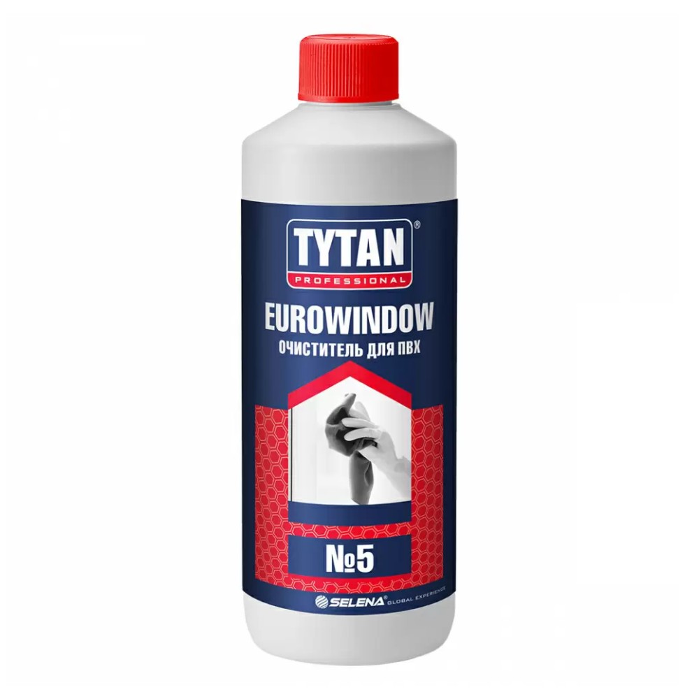 Очиститель для ПВХ TYTAN Professional Eurowindow №5 950 мл салфетки для полировки кузова sonax