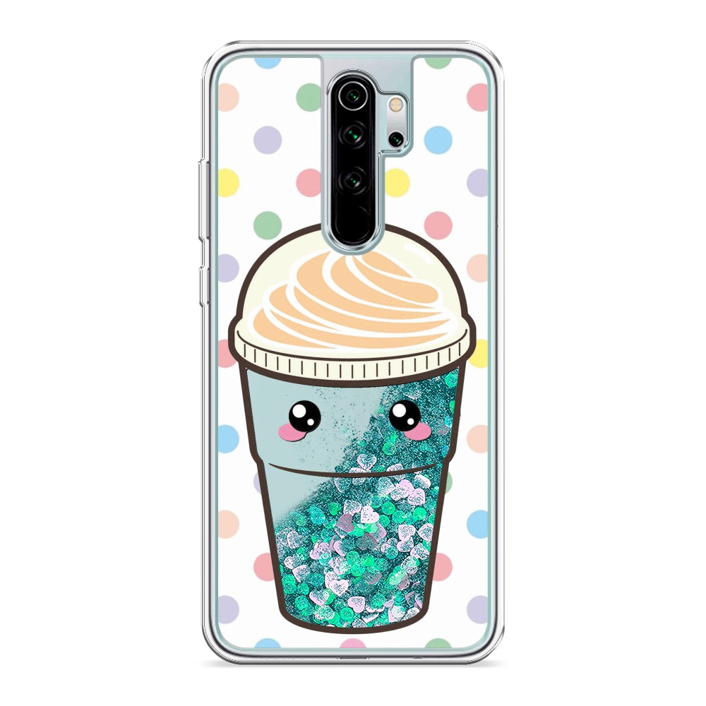

Жидкий чехол с блестками "Милый стакан" на Xiaomi Redmi Note 8 Pro, 36695-1