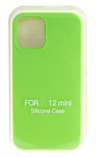 

Hакладка Silicone Cover для iPhone 12 mini, салатовый (7), Зеленый