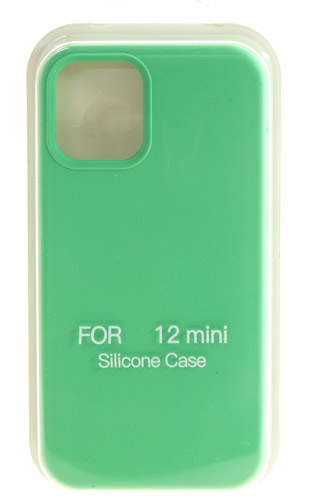 

Hакладка Silicone Cover для iPhone 12 mini, светло-зеленый (1)