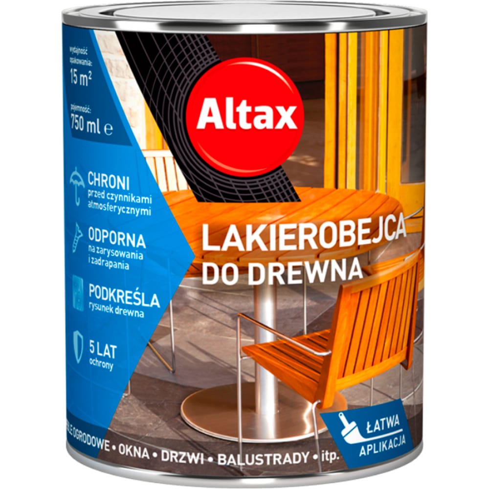 Лак-морилка ALTAX LAKIEROBEJCA сосна, 750 мл 50030-15-000075