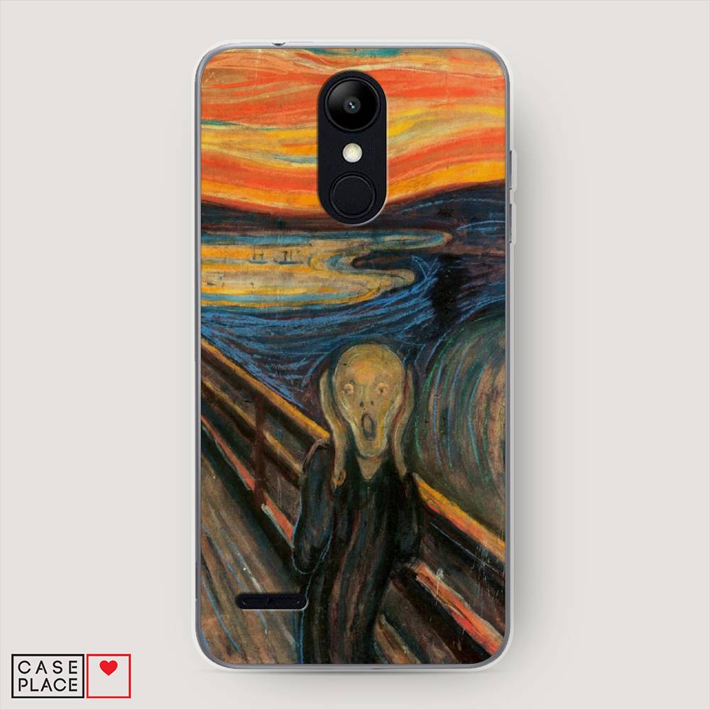 

Чехол Awog на LG K9 (K8 2018) "Крик", Оранжевый;синий;серый, 83750-9