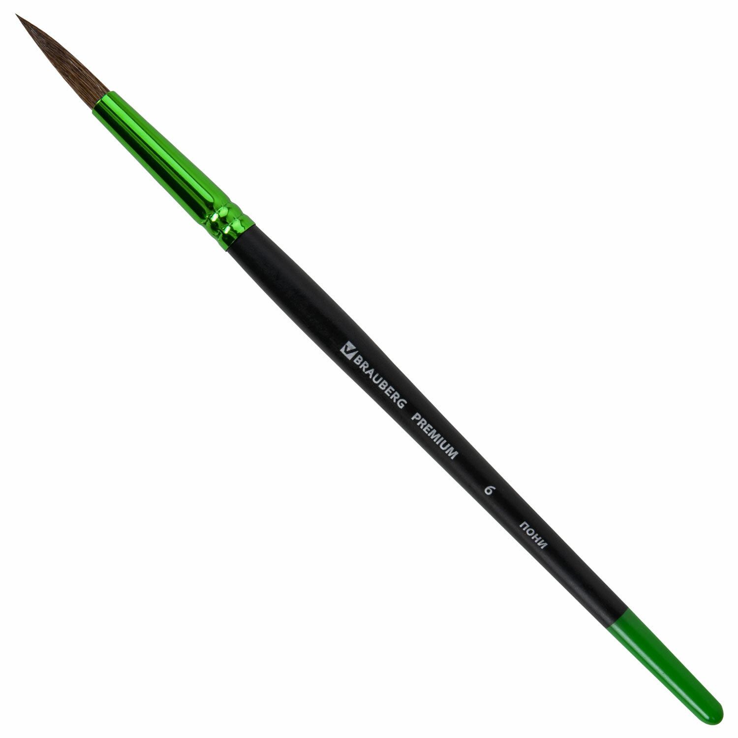 

Кисть для рисования Brauberg 200985, пони, №6, комплект 30 шт., Бежевый, 200985