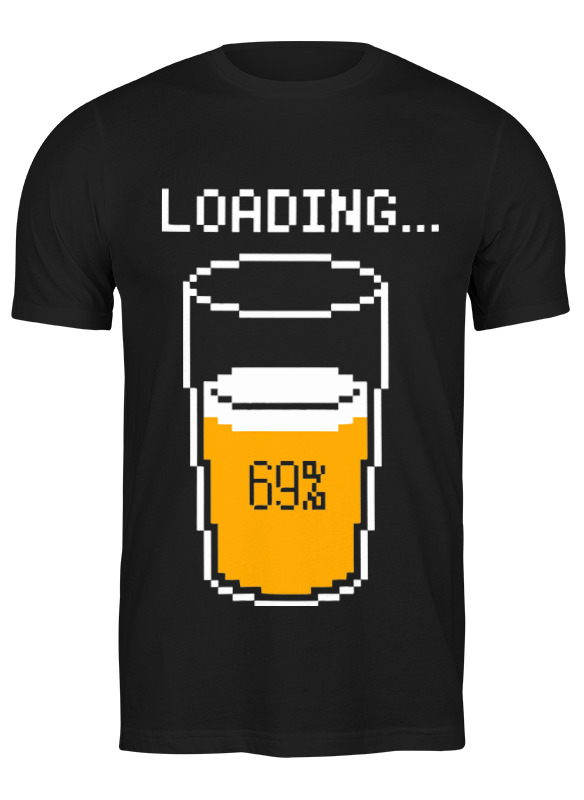 

Футболка мужская Printio Загрузка пива на 69% 0648269 черная 3XL, Черный, Загрузка пива на 69% 0648269