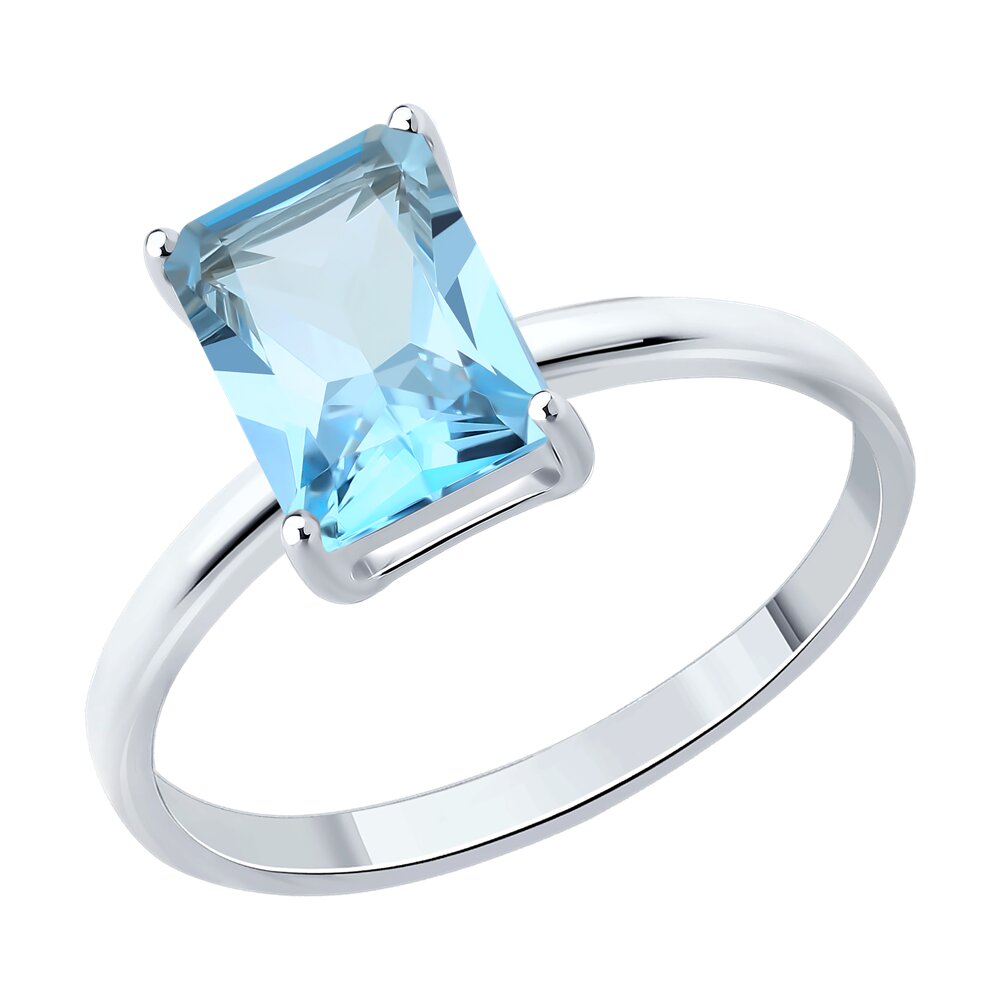 

Кольцо из серебра р. 18,5 SOKOLOV 92014651, топаз, 92014651