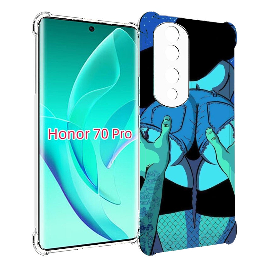 

Чехол MyPads любитель потрогать для Honor 70 Pro / 70 Pro Plus, Прозрачный, Tocco