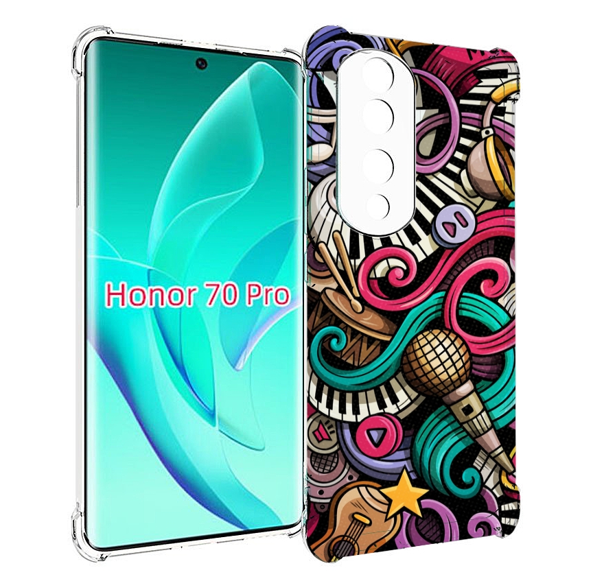 

Чехол MyPads любимая-музыка для Honor 70 Pro / 70 Pro Plus, Прозрачный, Tocco