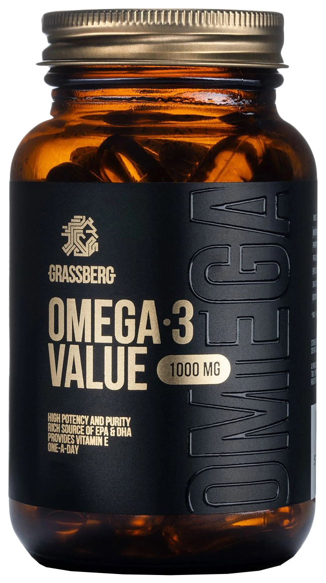 Купить Grassberg Omega-3 Value 30% капсулы 1000 мг 90 шт.