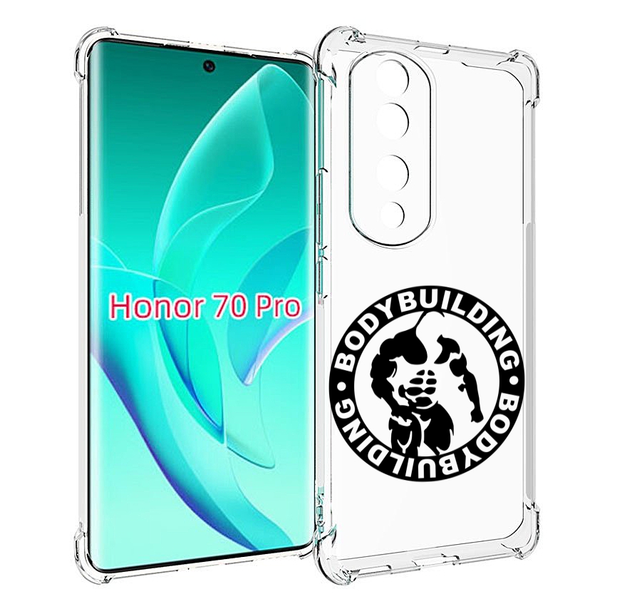 

Чехол MyPads бодибилдинг для Honor 70 Pro / 70 Pro Plus, Прозрачный, Tocco