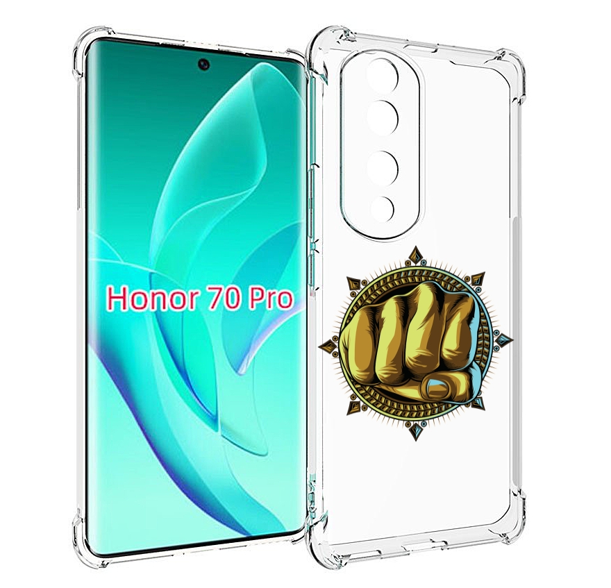 

Чехол MyPads кулак для Honor 70 Pro / 70 Pro Plus, Прозрачный, Tocco