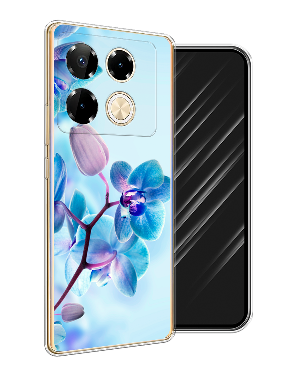 

Чехол Awog на Infinix Note 40 Pro "Голубая орхидея", Голубой;синий;фиолетовый, 3105750-1