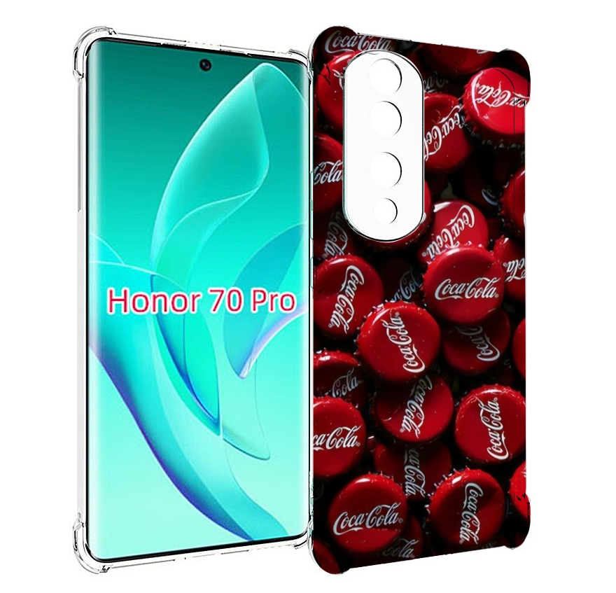 

Чехол MyPads крышки от кокаколы для Honor 70 Pro / 70 Pro Plus, Прозрачный, Tocco