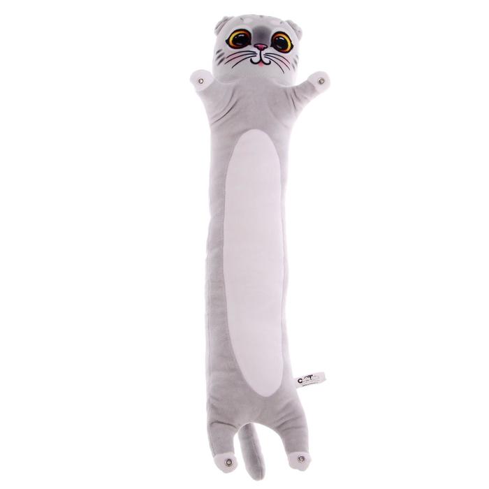 фото Мягкая игрушка котенок на шею, 65 см смолтойс