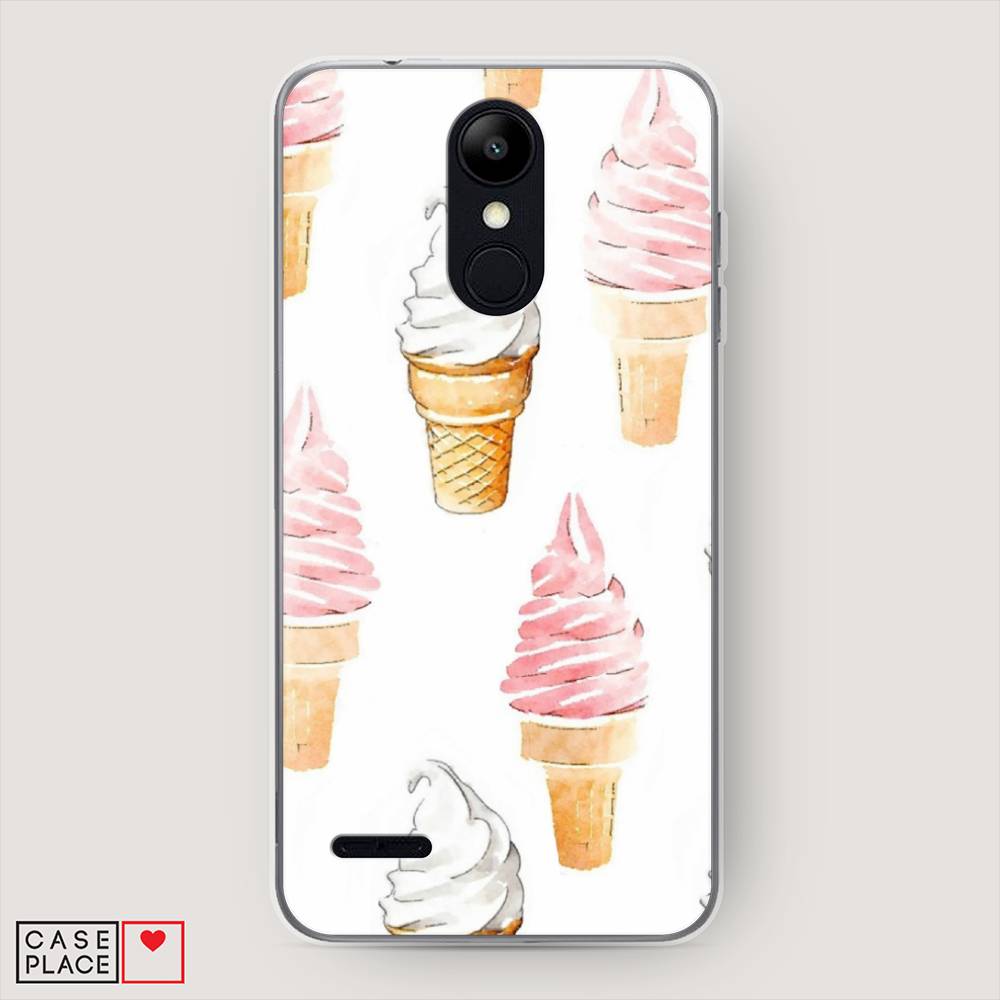 

Чехол Awog на LG K9 (K8 2018) "Нарисованное мороженое", Белый;розовый, 83750-10
