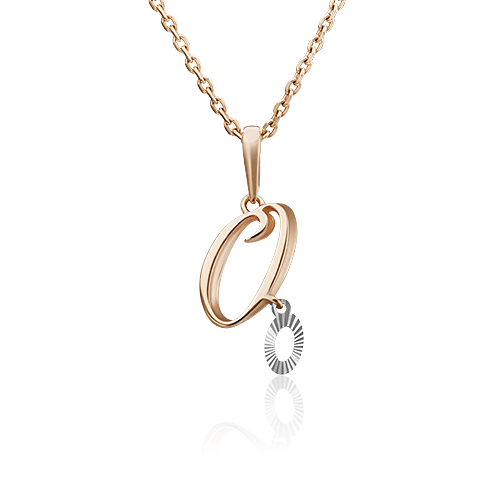 

Кулон из белого золота/красного золота PLATINA jewelry 03-2950-О-000-1111, 03-2950-О-000-1111