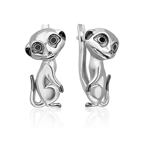 

Серьги из серебра с эмалью PLATINA jewelry 02-5115-00-000-0200, 02-5115-00-000-0200