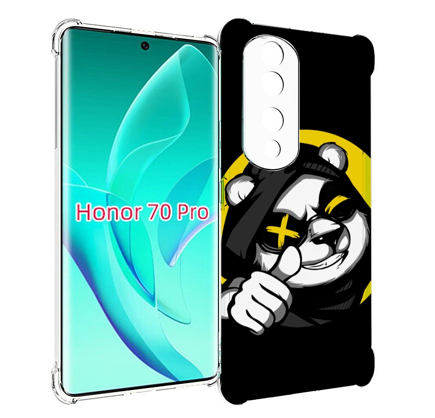 

Чехол MyPads крутая пандочка ок для Honor 70 Pro / 70 Pro Plus, Прозрачный, Tocco