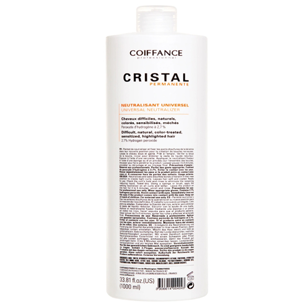 

Нейтрализатор COIFFANCE для химической завивки CRISTAL - UNIVERSAL NEUTRALIZER, 1000 мл, Нейтрализатор для химической завивки CRISTAL - UNIVERSAL NEUTRALIZER, 1000 мл