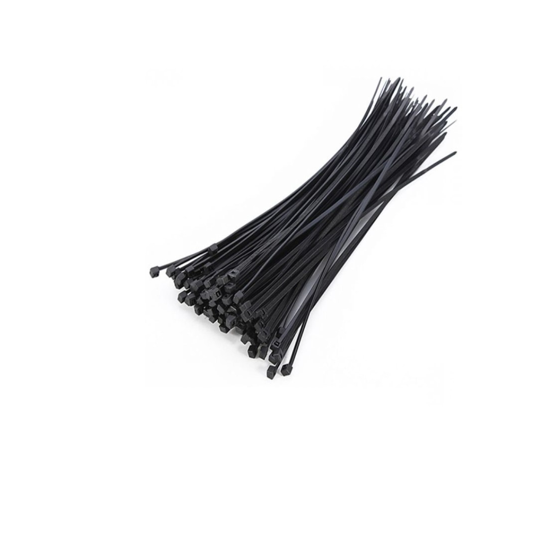 фото Стяжка кабельная, салют, нейлон, 4,8х200 мм 100 шт черная