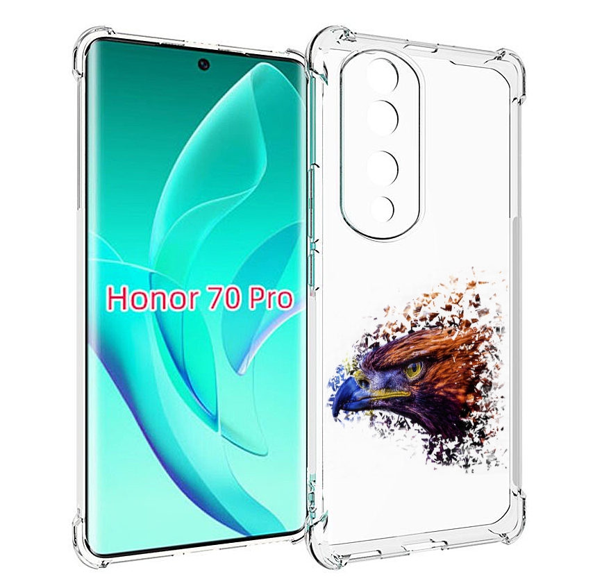 

Чехол MyPads красочный орел для Honor 70 Pro / 70 Pro Plus, Прозрачный, Tocco