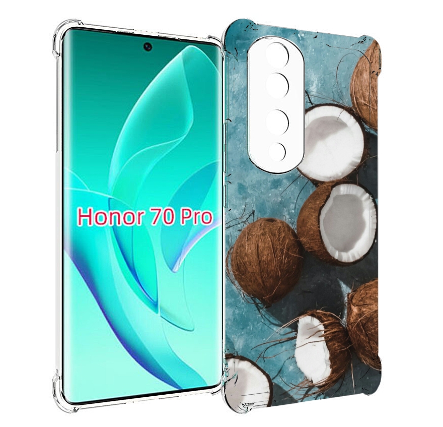 

Чехол MyPads красивые-кокосы для Honor 70 Pro / 70 Pro Plus, Прозрачный, Tocco