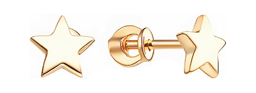 

Серьги из красного золота Veronika S100-1543, S100-1543