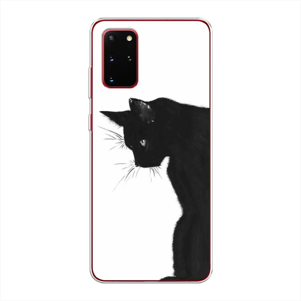 

Чехол Awog на Samsung Galaxy S20 + "Black cat", Черный;белый, 29350-1