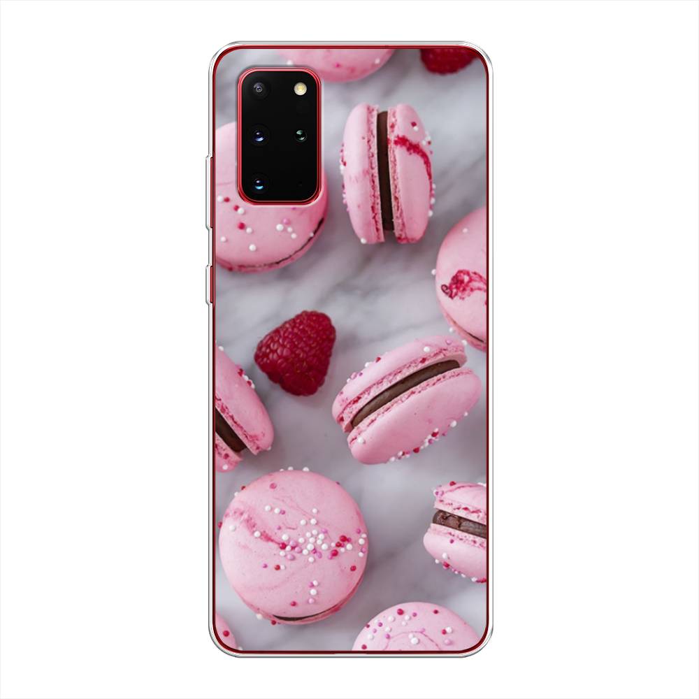 

Чехол Awog на Samsung Galaxy S20 + "Макарони с малиной", Серый;розовый, 29350-10
