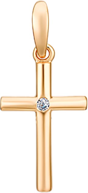 

Подвеска из красного золота с фианитом Veronika KR130-1035, KR130-1035