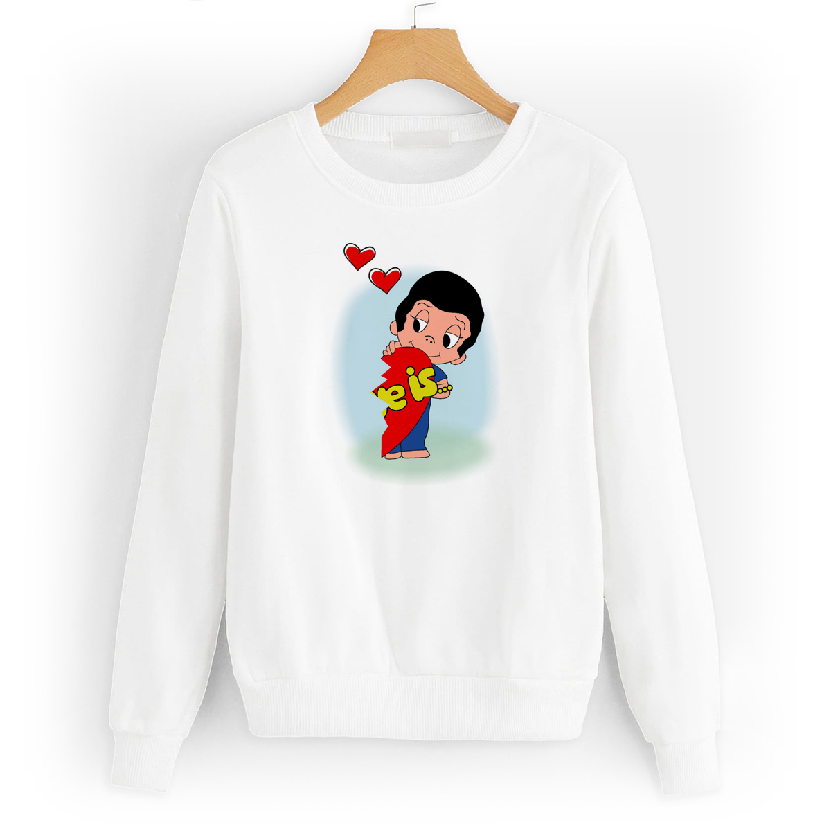 

Свитшот белый CoolPodarok VE (LOVE), W0113902