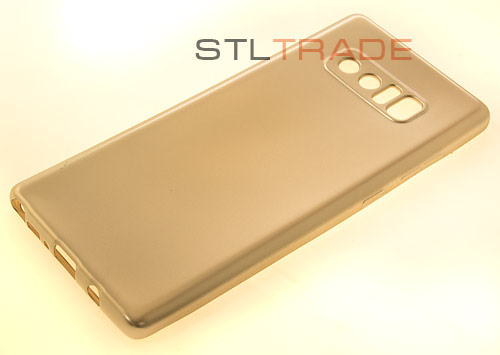 

Силиконовый чехол TPU Case Металлик для Samsung Note 8 золотой, Золотистый