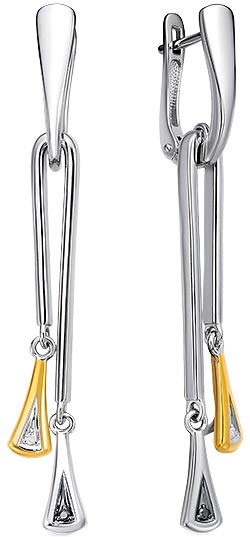 

Серьги из серебра с бриллиантом Империал S1502/Ag-620POZ, S1502/Ag-620POZ