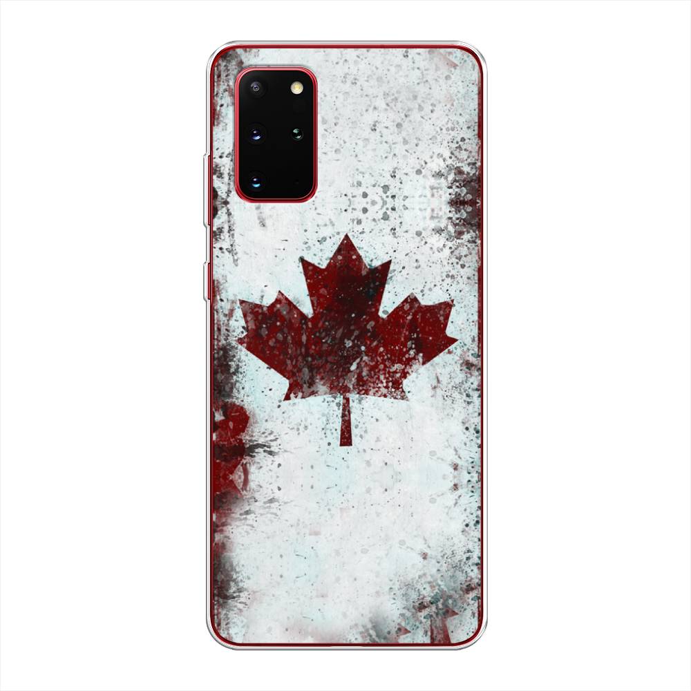 

Чехол Awog на Samsung Galaxy S20 + "Канада", Белый;красный;черный, 29350-5
