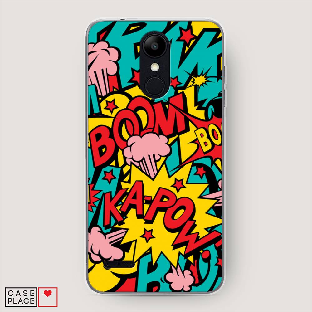 

Чехол Awog на LG K9 (K8 2018) "Постер pop art", Голубой;желтый;красный, 83750-9