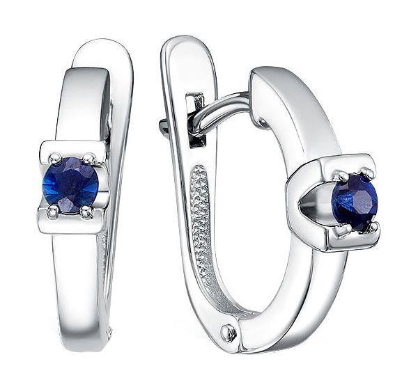 

Серьги из серебра с сапфиром Империал S1877/Ag-602, S1877/Ag-602