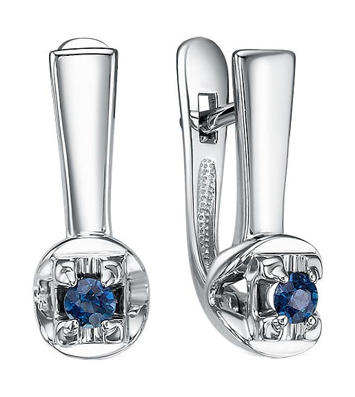 

Серьги из серебра с сапфиром Империал S1875/Ag-602, S1875/Ag-602